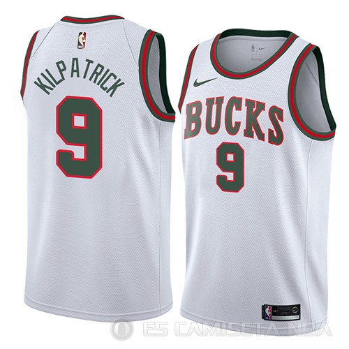Camiseta Sean Kilpatrick #9 Milwaukee Bucks Classic 2018 Blanco - Haga un click en la imagen para cerrar